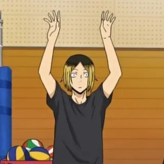 🏐 f2825876 Kenma Kozume Haikyuu!! Anime, Voleibol, Deportes, Haikyuu, Kenma whatsapp sticker