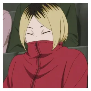 🌟 bf0f6982 Kozume Kenma Haikyuu!! Anime, Haikyuu, Kozume Kenma, Kenma, Voleibol, Anime de deportes, Personaje telegram sticker