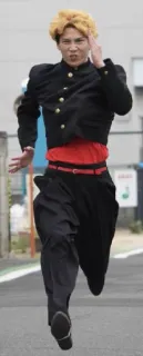 🦵 ac6f6fe1 วิ่ง, ญี่ปุ่น, เครื่องแบบ, โรงเรียน, นักเรียน telegram sticker