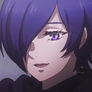 🙂 1a076520 Touka Kirishima Tokyo Ghoul 动漫, 漫画, 东京喰种, 雾岛董香, 角色 telegram sticker
