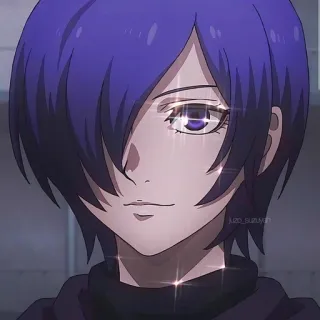 🙂 606b1bc2 Touka Kirishima Tokyo Ghoul 动漫, 东京喰种, 董香, 雾岛 telegram sticker