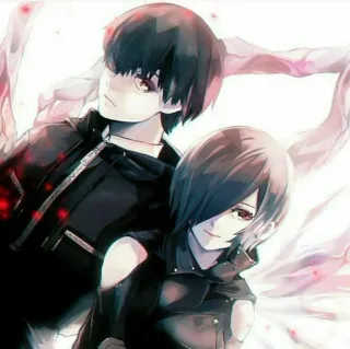 ❤️ 81fcea71 Ken Kaneki Tokyo Ghoul 动漫, 漫画, 东京喰种, 金木研, 雾岛董香 telegram sticker