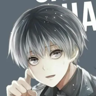 ❤️ 95757d4b Kaneki Ken Tokyo Ghoul 动漫, 漫画, 喰种, 角色 telegram sticker