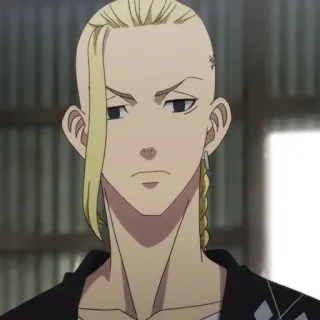 👑 7546281b Draken Tokyo Revengers Anime, Karakter, Draken, Tokyo Revengers, Pirang, Kepang telegram sticker