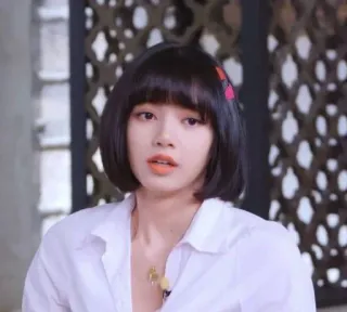 💋 9dc90e79 Lisa Lisa, K-pop, cantante, donna, celebrità, femmina, ritratto telegram sticker