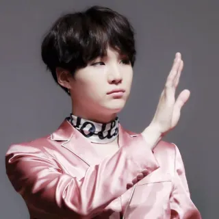 🍃 fa07e475 persona, K-pop, cantante, música, gesto de mano, asiático whatsapp sticker