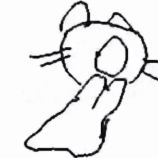 💔 c807ab81 Katze, süß, Tier, Cartoon, Zeichnung telegram sticker