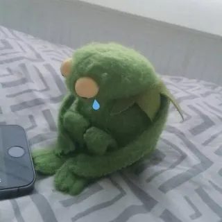 😪 8ac8cddd Kermit Kermit la grenouille, triste, marionnette, pleure, mème, seul telegram sticker