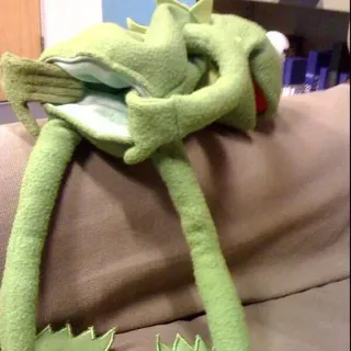 🤤 99c82624 Kermit 커밋, 인형극, 머펫, 개구리, 봉제인형 whatsapp sticker