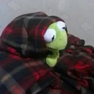 😓 c6d698ed 봉제인형, 커밋, 담요, 인형극, 초록색, 포근한, 실내 whatsapp sticker