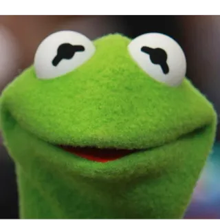 😃 386465df Kermit Kermit the Frog, Muppets, frog, green, puppet, meme telegram sticker