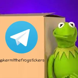 ℹ️ 8ddaf4e8 Kermit the Frog @kermitthefrogstickers Kermit, Rana, Adesivo, Telegram, Social media telegram sticker