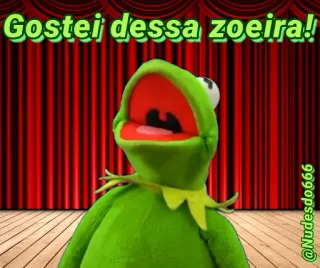😂 c42b7ca5 Kermit Gostei dessa zoeira! Kermit de Kikker, Muppets, Meme, Grappig, Humor telegram sticker
