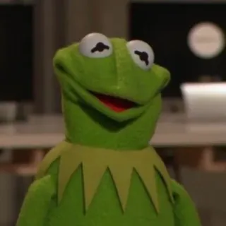 🤪 53ebcbbb Kermit the Frog frog, muppet, kermit, puppet, jim henson telegram sticker