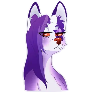 😒 0a39c22c Furry, Anthropomorphe, Animal, Cartoon, Illustration telegram sticker