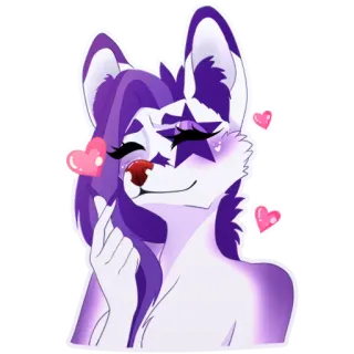 🥰 8f74e6cb Dessin animé, Animal, Mignon, Poilu, Illustration, Cœur, Amour, Personnage telegram sticker