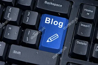 🗣 8d0224a8 Blog 블로그, 키보드, 연필, 인터넷, 글쓰기, 온라인 telegram sticker