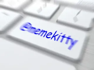 😹 a0f24668 @memekitty 키보드, 밈, 사용자 이름 telegram sticker