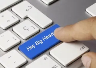 🙆 edf2901f Hey Big Head 키보드, 모욕, 웃긴, 텍스트, 컴퓨터 telegram sticker