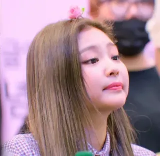 🐼 7cd53d82 Jennie jennie, kpop, cantante, ídolo, flor whatsapp sticker