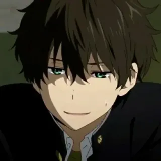 🌿 d19674d3 Anime, Dessin animé, Personnage, Garçon, Hyouka telegram sticker