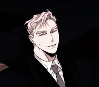 🙏 22d4ccd1 man, smile, suit, tie, smug telegram sticker