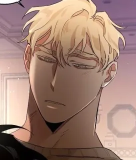 🔪 74355fc1 anime, manga, male, blond, art telegram sticker