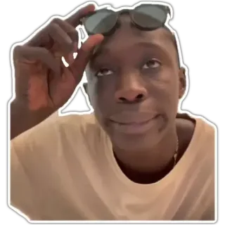 🤨 115eddb3 Khaby Lame カビ・ラメ, ネット有名人, インフルエンサー, コメディ, ミーム telegram sticker