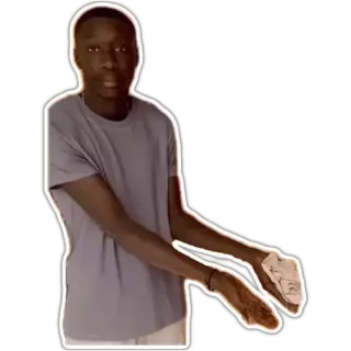 🤨 62377def man, portrait, gesture, arms, person telegram sticker