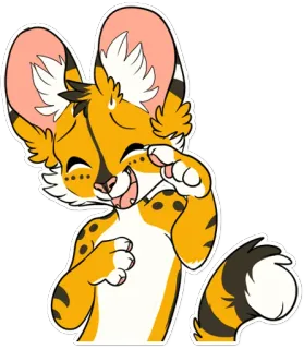 🤣 22835677 เฟอร์รี่, การ์ตูน, สัตว์, แมว, น่ารัก, ยิ้ม, มีความสุข telegram sticker