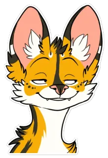 😏 56ccc91b การ์ตูน, สุนัขจิ้งจอก, สัตว์, เฟอร์รี่, ตัวละคร telegram sticker