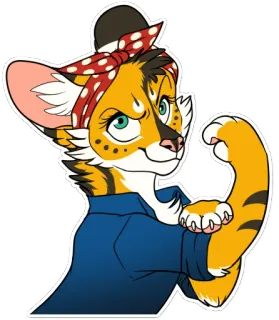 Cianiati the ScribbleServal telegram stickers