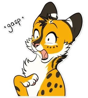 Cianiati the ScribbleServal telegram stickers