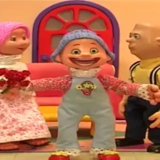 💜 4847d973 Puppe, Puppe, Kinderunterhaltung, Figur, Animation whatsapp sticker