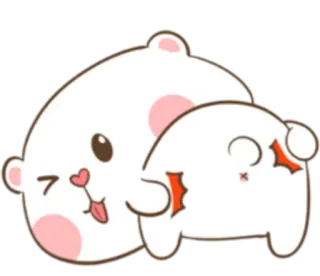 💩 dda5a737 可爱, 动物, 熊, 卡哇伊, 卡通 telegram sticker