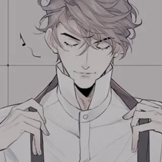 🍢 281382a3 uomo, personaggio, illustrazione, opera d'arte, maschio whatsapp sticker