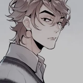 🍢 4554d680 Anime, Cartone animato, Maschio, Personaggio, Arte, Uomo whatsapp sticker