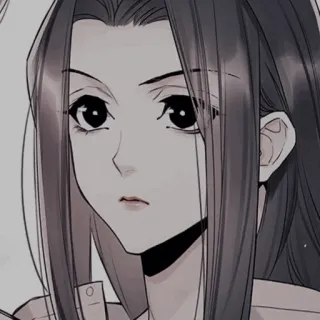 🍢 aa78ba4c ritratto, donna, capelli, arte, illustrazione whatsapp sticker