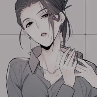 🍢 bf866f63 donna, disegno, sigaretta, fumo, opera d'arte, illustrazione whatsapp sticker