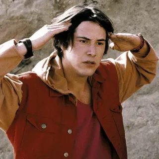 Киану Ривз @stickernayaa telegram stickers