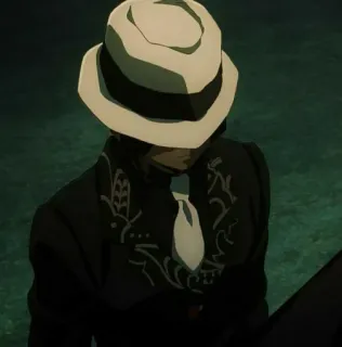 🥤 3fcb8a5c Muzan Kibutsuji Demon Slayer Аниме, Персонаж, Шляпа, Мудзан Кибуцуджи, Клинок, рассекающий демонов telegram sticker