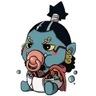 Kid one piece - @animestickerchannel telegram stickers