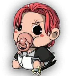 Kid one piece - @animestickerchannel telegram stickers