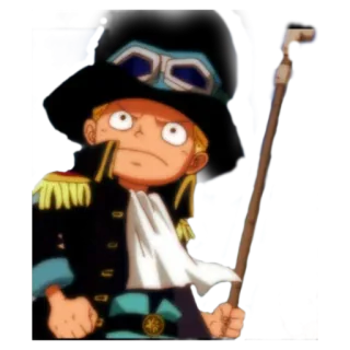 Kid one piece - @animestickerchannel whatsapp stickers