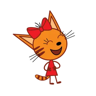 😂 08f4d0e7 Kid-E-Cats Katze, Cartoon, süß, Kinder, Kid-E-Cats whatsapp sticker