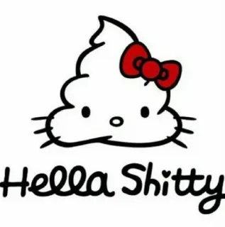 🍓 561a7182 Hella Shitty 유머, 패러디, 불쾌함, 말장난, 만화 whatsapp sticker