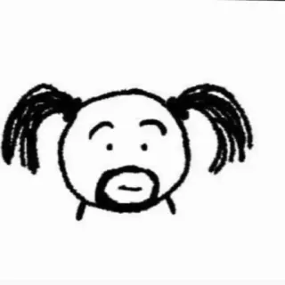 🍓 67fbff52 그림, 만화, 얼굴, 스케치, 캐릭터 whatsapp sticker