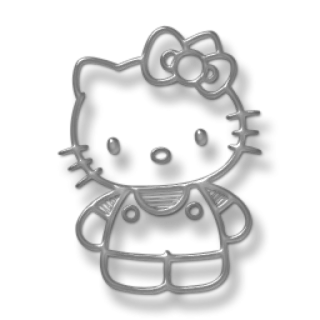 😙 b9bab6d8 Hello Kitty Мультфильм, Кот, Милый, Бант, Каваий whatsapp sticker