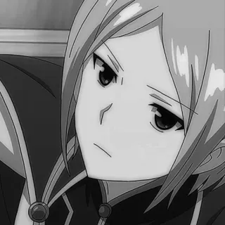 ⚔️ 6f081658 Anime, Manga, Schwarzweiß, Porträt, Charakter telegram sticker