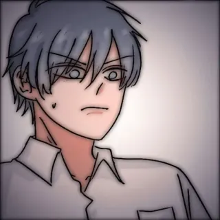 🎸 570ea767 Anime, Mangá, Menino, Personagem telegram sticker